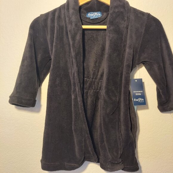 NWT Cozy Toddler Fleece Robe & Space Pajama Pants | Size 4T | Sleepwear - Picture 3 of 11